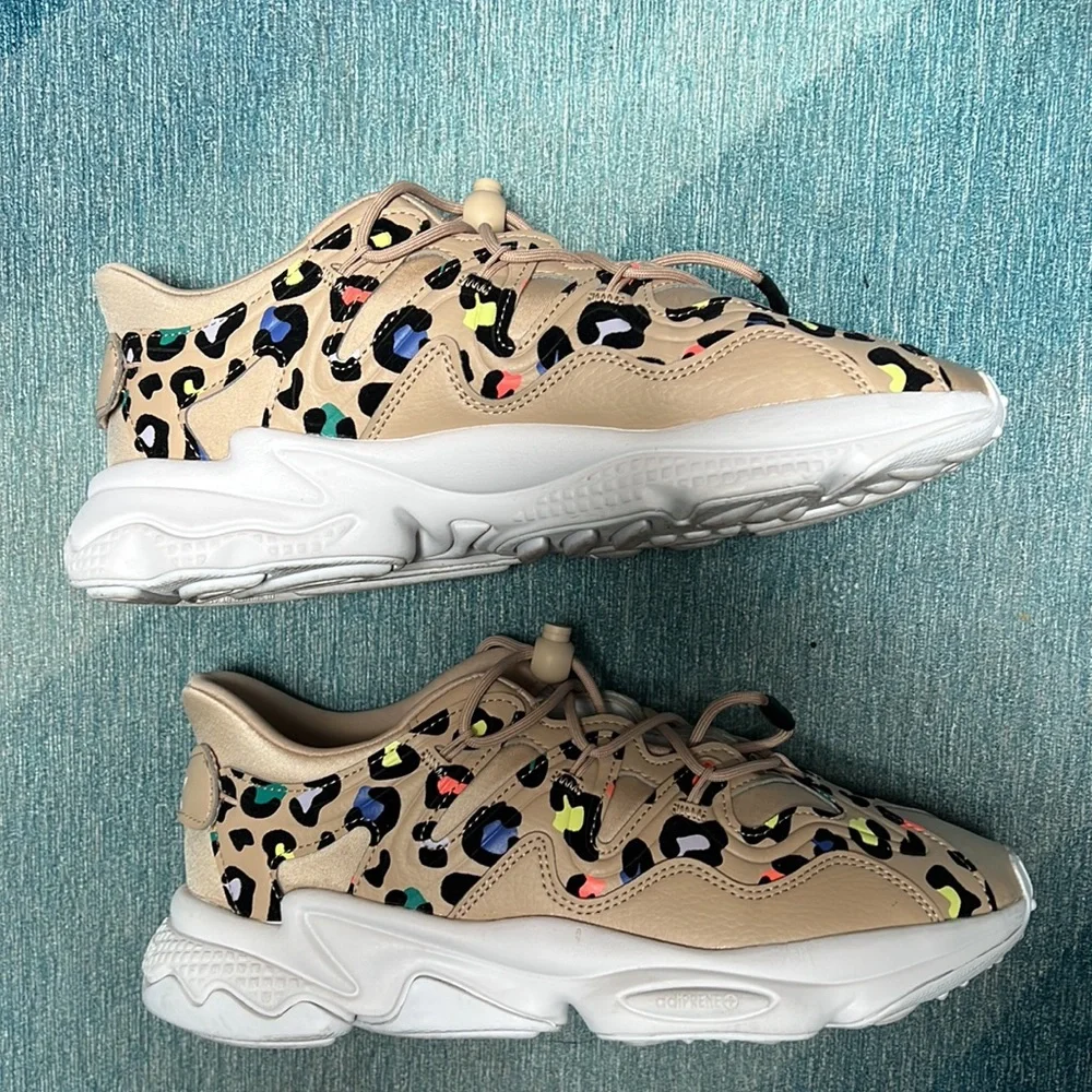Adidas Ozweego Womens Animal Print sneakers EUC - Picture 4 of 8